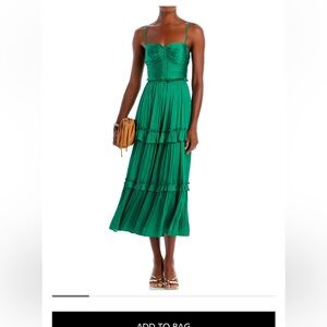 Aqua by Bloomingdale’s green wedding guest dress, size L never been worn